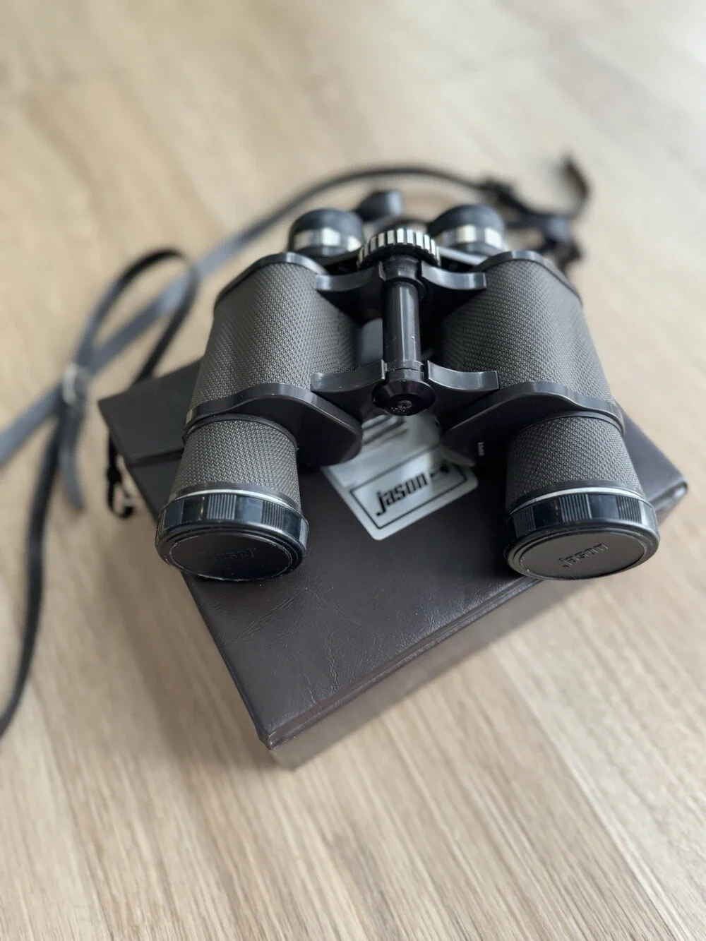 Vintage Jason Commander Model No 143 Binoculars with Carrying Case 7x35 Focus